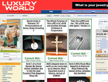 Tablet Screenshot of luxuryworld.com